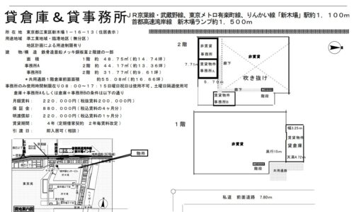  貸倉庫・貸工場｜ファクトリンク