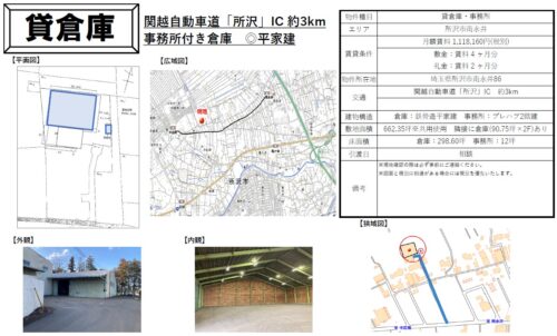  貸倉庫・貸工場｜ファクトリンク