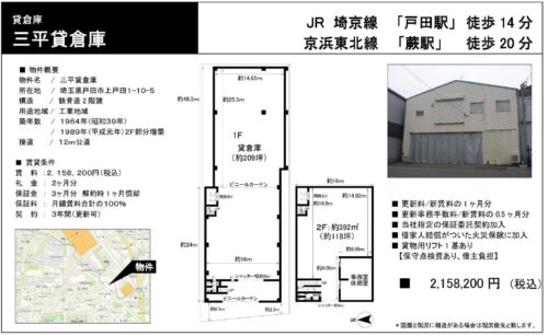  貸倉庫・貸工場｜ファクトリンク